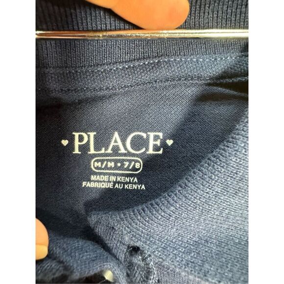 The Children's Place 6 Unit Girls Size Medium 7/8 Tidal Navy Blue Uniform Ruffle - Picture 3 of 7